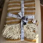 NWT Klippan Luxurious 100% Lambs Wool Throw/Blanket Gray Tan 130|200 Cm