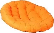 STARTIST Hanging Egg Chair Cushion Garden Chair Mat Thick Breathable Round Outdoor Chair Seat Cushion for Kitchen Porch Balcony Indoor, Orange