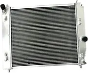 Aluminum Radiator，Compatible With Corvette C6 V8 Manual MT 2005-2013 2006 2007 2008 2009 2010 2011 2012
