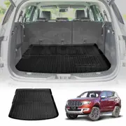 3D Moulded Heavy Duty Waterproof Cargo Rubber Mat Boot Liner Luggage Tray Fit for Ford Everest 2015 2016 2017 2018 2019 2020 2021 2022