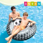 【INTEX】酷輪胎帶扶手游泳圈114CM 適用9歲+(56268)