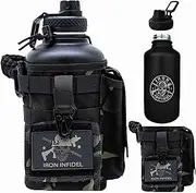 Iron Infidel Battle Bottle 2.0 (Black Camo - 2 litres)