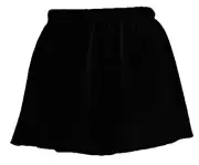 Danskin 3318 Girl's Small (4-6) Black Georgette Pull-On Skirt
