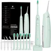 2-1 Oral Clean Kit- Water Dental flosser & Electric Toothbrush Combo- Brushing