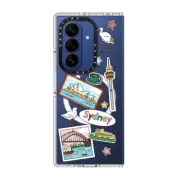 Galaxy Z Fold7 Clear Magnetic Case Sydney Sticker