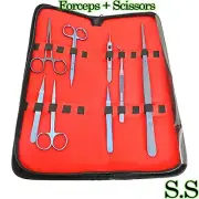 10 Pieces Forceps And Scissors Surgical Titanium Instrument T.T-222