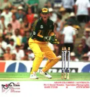 Adam Gilchrist Australia Old Player Cricket Photo 2