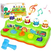 Pop up Musical Toys for 1 Year Olds Girls Boys with Hammers Montessori Baby Toy