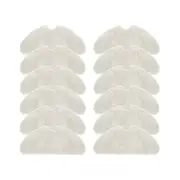 12Pcs Mop Cloth for D10S Sweeping Robot Accessories Rag Mop Robot Vacuum Cleaner Replacement Mop Cloths