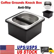 Coffee Ground Knock Box Rubber Cover Espresso Powder Residue Container Anti-Slip
