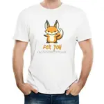 FOX YOU - 有趣的粗魯男裝 T 恤 GOOD ANIMAL PUN BANTER 笑話