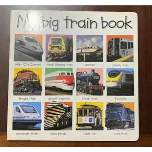 【二手童書】My big train book 幼兒硬頁書