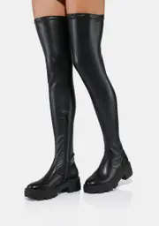 [AZALEA WANG] Eureva Over The Knee High Boots