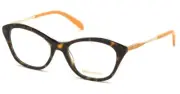Emilio Pucci EP 5100 052 Tortoise Gold Plastic Cat Eyeglasses Frame 54-17-140