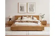 Eliana Wooden Natural Bed Frame - Queen