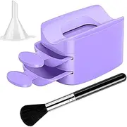 Nail Dip Container - Portable Double Layer Powder Tray,Nail Decoration Products, Women Hand Tools, Glitter Saver Container Holder, Manicure Tools for Women, Men