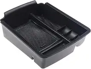 EMSea Center Console Organizer Tray Interior Accessories Armrest Hidden Cubby Drawer Storage Box for Coin and Sunglass Holder Compatible with VW Golf 7 MK7 2014-2016