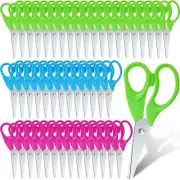 90 Pack Kids Scissors Bulk 5.5 Inch School Scissors Safety Scissors Kids Blunt