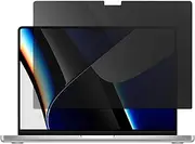 ProCase Privacy Screen Protector for MacBook Pro 14.2 (M4) A3112/A3185/A3401 2024 2022 2021, Anti-Spy Tempered Glass Tinted Screen Film Guard for MacBook Pro 14 M2 M1 Pro/Max Chip & Touch ID