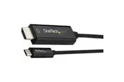 StarTech.com CDP2HD2MBNL 4K 60Hz - HBR2 USB-C to HDMI Cable - 2m (6ft) - Black