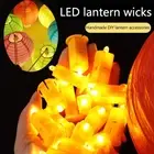 10Pcs LED Paper Lantern Wicks Balloons LED Light Battery Operated Lights>