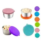 Condiment Containers with Lids Salad Dressing Containers Reusable Sauce Bowls