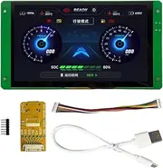 7.0-Inch 800X480 LCD Touch Display Screen Touch Display Screen with RGB Interface ESP32-S3 Module Built-in 16MB SPI Flash & 8MB PSRAM, 500412645