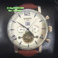 在飛比找蝦皮購物優惠-國王錶 KINYUED 機械前後簍空手錶(J030-銀殼白面