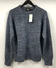 Ralph Lauren RRL Crewneck Melange Varsity Knit Blue Pullover Sweater Large