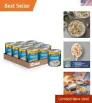 Rich & Hearty, Creamy Roasted Chicken Wild Rice Canned Soup, Gluten Free, 18....