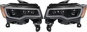 Car Headlights Compatible For Jeep Grand Cherokee 2014-2021 LED Car Lamps Daytime Running Lights Dynamic Turn Signals Car Assembly