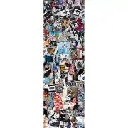 Powell Peralta Skateboard Griptape Animal Chin Collage 10.5" x 33" Grip Sheet