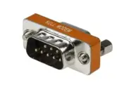 RS PRO Adapter DB9 Male to DB9 Female Null Modem Adapter