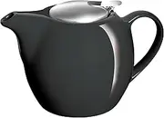 Avanti Camelia Ceramic Teapot, 750ml, Pitch Black