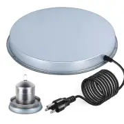 2Pack Chicken Water Heater for Winter，110Watt Heated Poultry Waterer Base