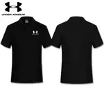 UNDER ARMOUR 羽毛球 POLO T 恤男士女士 2024 新款男士冰絲速乾短袖 T 恤運動上衣網眼速乾乒乓球