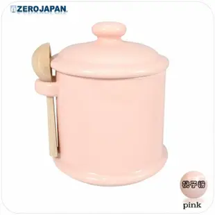 【ZERO JAPAN】陶瓷儲物罐300ml(桃子粉)