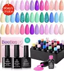Gel Nail Polish Set 20 Colors Unicorn Pastel Bright Soak Off Manicure Kit