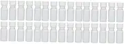ULTECHNOVO 3sets Separatory Bottle Blue Small Bottles with Lids Trigger Reagent Bottle Chemical Reagent Bottle Facial Reagent Bottle Vials Era Storage Bottles for Pet Reagent Bottle 30pcs*3