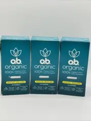 3 Pack- o.b. Organic 100% Organic Cotton Regular, 24 Tampons