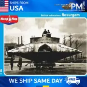 Mikro Mir 144-012 Resurgam British Submarine plastic model kit 1/144