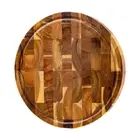 Round Chopping Board Portable Bread Tray Cheese Board for Steak Cheese Bread