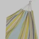 Strong Stripped Hammock Multi coloured Main colour Aqua blue 220x140cm RRP $199