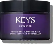 Keys Soulcare Nourishing Cleansing Balm + Makeup Remover, Soothing Cleanser Removes Impurities & Hydrates Skin with Shea Butter, Cruelty-Free, 2.82 Oz