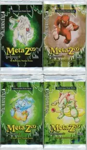 Metazoo Wilderness 1st Edition Booster Packs - Art Set Of 4 - New/Sealed