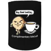Alcohol Stubby Holder - Complimentary Biscuit - Funny Novelty Birthday Gift Joke Beer Can Bottle