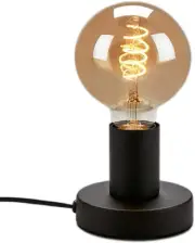 DBKMPZ Industrial Table Lamp Base, E26 E27 Base Without Shade, Mini Gold
