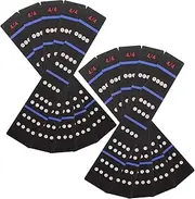 Abaodam 10pcs Violin Fingerboard Stickers for Instruments Clear Scale Indicators for Beginners Easy to Apply and Remove Durable Fretboard Markers for Learning Accurate Notes