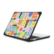 MacBook Pro 13-inch (M1 / M2 / Intel) Bounce Case Scandinavian Maximalist Florals by Sandra Hutter
