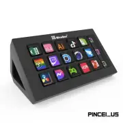 MiraBox MBOX 293S Stream Deck Visual Keyboard w/ 15 LCD Keys & LCD Window Black
